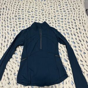 Lululemon quarter zip navy blue